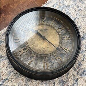 Target Black and Gold Vintage Wall Clock